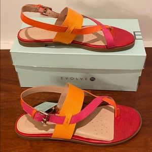 Easy Spirit Evolve Evah Flat Sandals